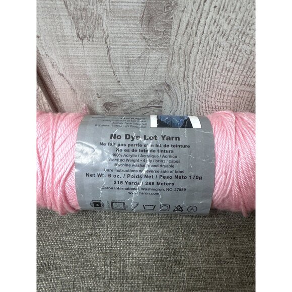 Mainstays & Caron Simply Soft Acrylic Yarn Bundle Mixed Lot Black Pink Burgundy - Picture 13 of 15